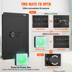 Tall Wall Safe 3/4-Tier Hidden Wall Safe w/ Keypad