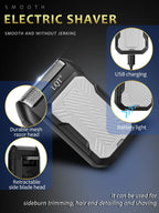 2/3/4pcs Clippers Tool Set, Cordless Electric Hair Trimmer For Men, Portable Razor & Ear And Nose Hair Trimmer