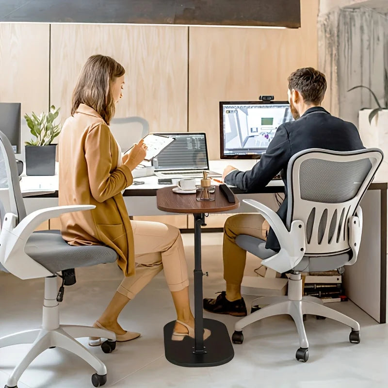 A Portable, Adjustable Side Table/Folding Desk Suitable for Home Offices, Coffee Tables, Bedside Use, and Sofas