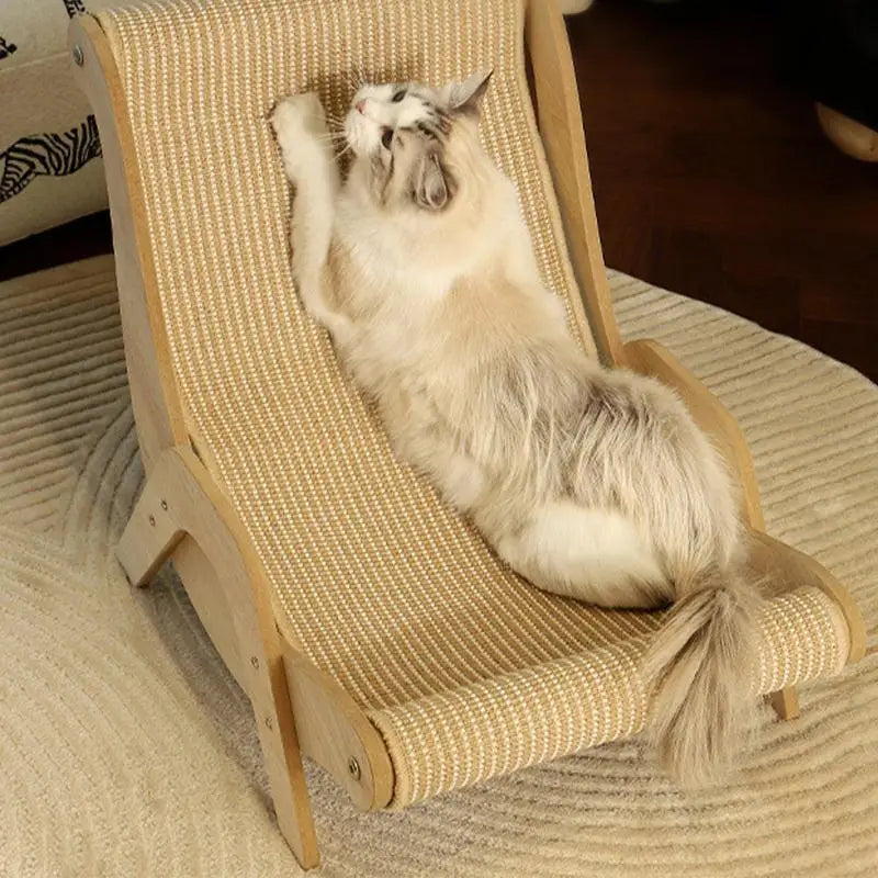 Chair Rocking Cat Scratch Chair Pet-Friendly Multi-Functional Scratcher