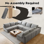 Cloud Module sofa, a sofa set that can be easily assembled in the living room