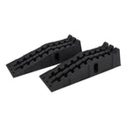 2Pcs Car Ramps for Oil Change, 12,000 LB(5 T) Capacity, Low Profile 6.25 in Lift Vehicle Service Ramps for Trucks, SUVs, Cars