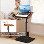 A Portable, Adjustable Side Table/Folding Desk Suitable for Home Offices, Coffee Tables, Bedside Use, and Sofas