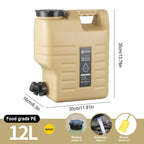 10/11/12L Drinking Water Container with Spigot Leakproof