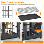 Wooden Dog Crate Indoor Furniture Style