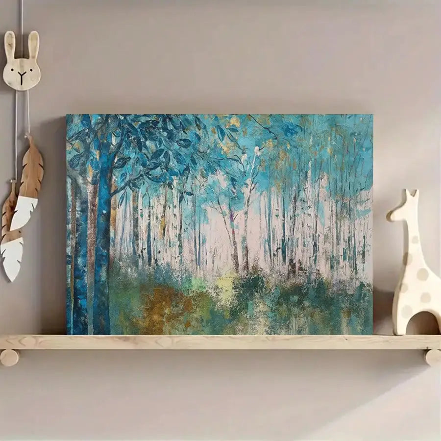 1pc Framed Forest Landscape Wall Arts Posters