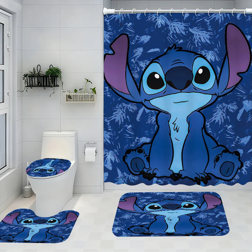 Disney Stitch Bathroom Four-piece Set