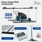 Heavy-Duty 4x4 Ft Garage Ceiling Storage Rack,