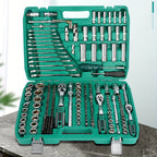 216pcs Impact Socket Set,1/2,1/4,3/8 Inch Drive Ratchet Wrench Set,72 Tooth Ratchet wrench