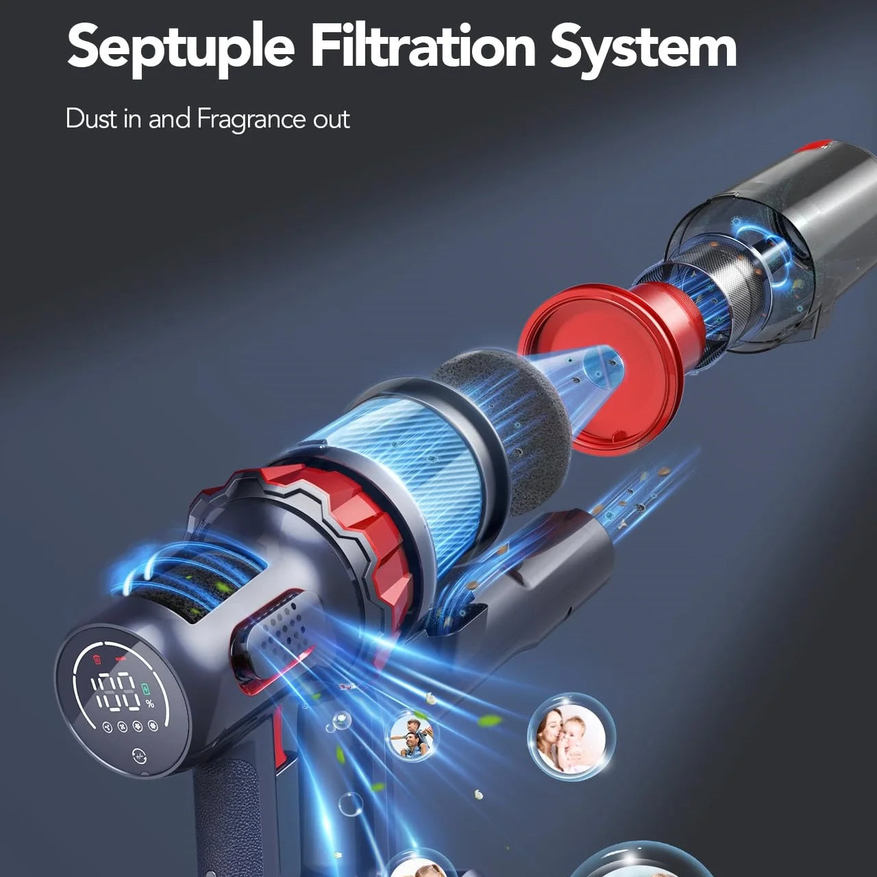 Portable Stick Cordless Vacuum for Home