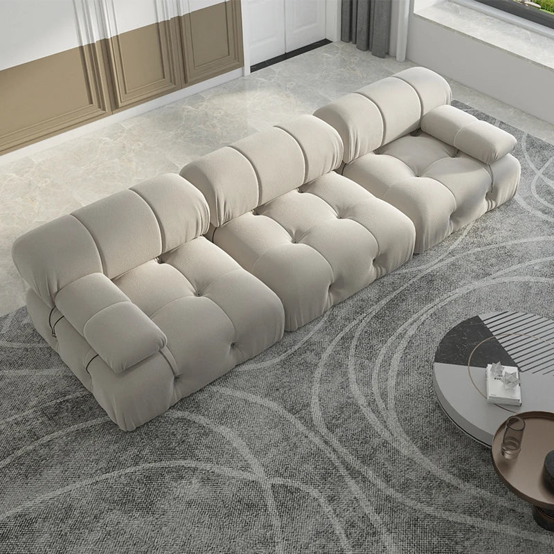 104" Modern Velvet Convertible Couches 3 Seats