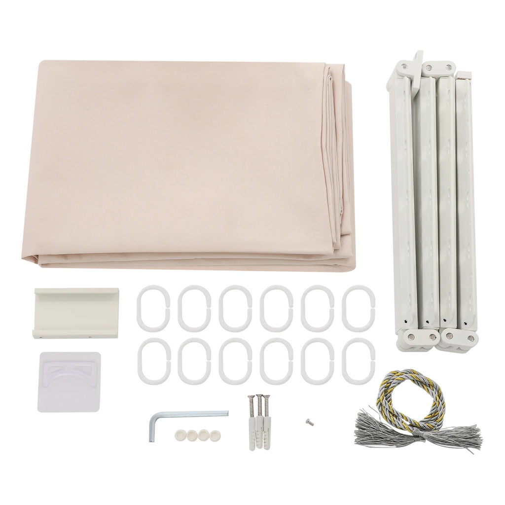 Folding Shower Curtain, Moisture-proof