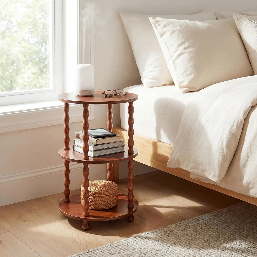3-Tier Layer Circular Side Table