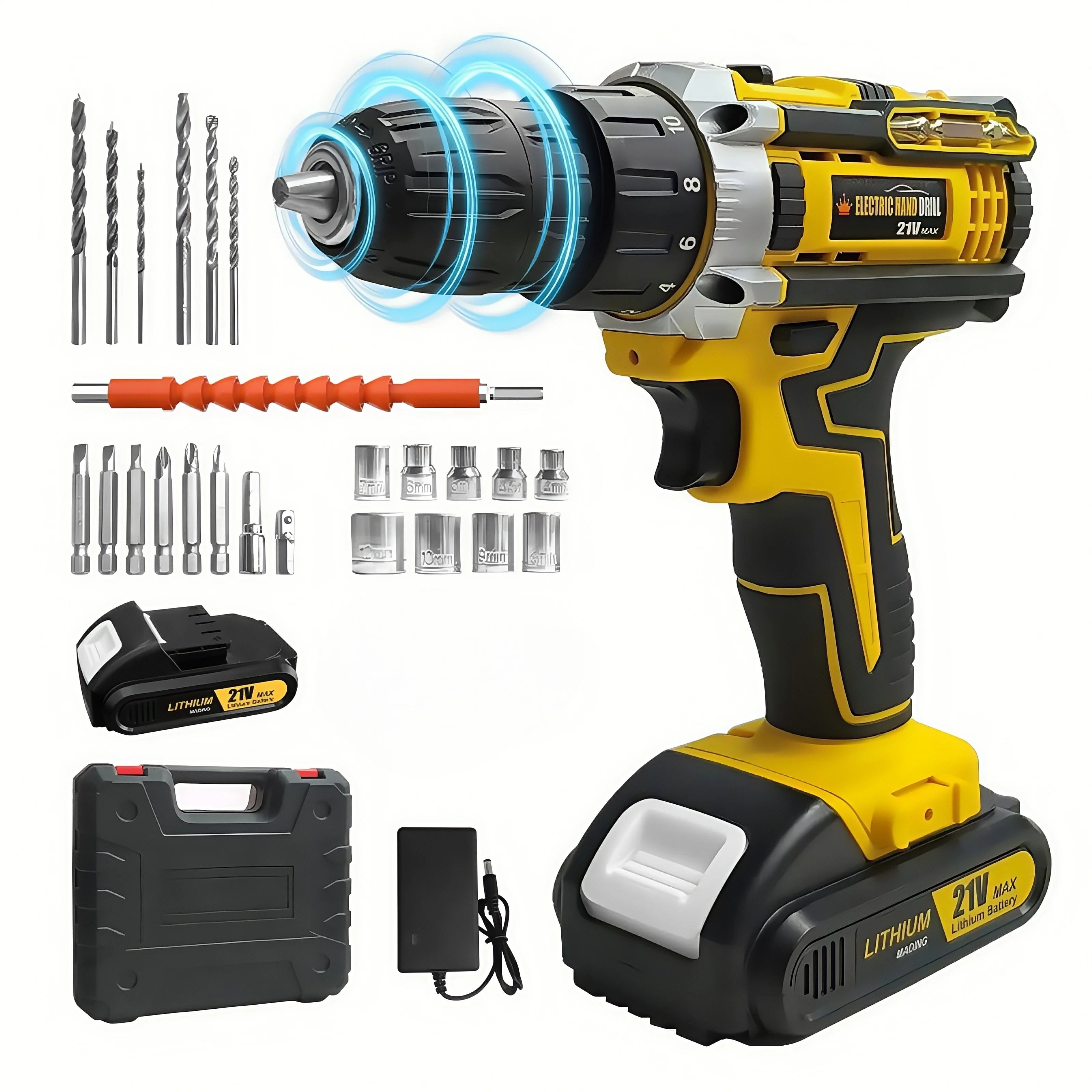 Lithium battery-powered screwdriver