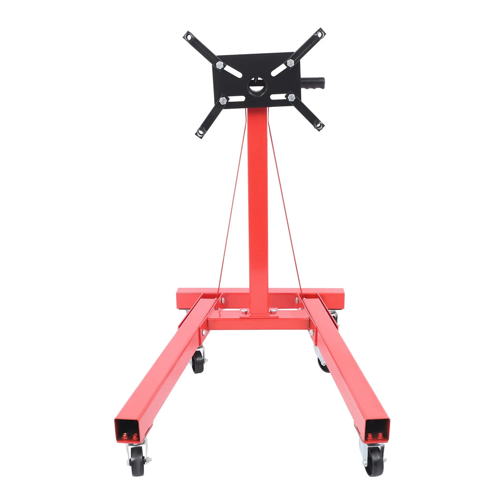 Engine Stand, Folding Rotating Engine Support, 2000lbs Torin Steel Stand, Adjustable Mounting Arm, 6 Swivel Wheels, Rustproof Epoxy Finish, For Car Truck Motor Engine Repair Rebuild, Workshop Garage Maintenance Tool