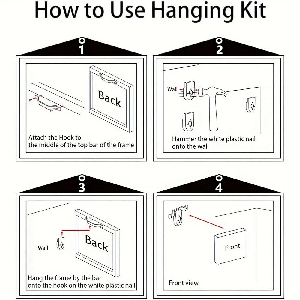 1.5 inch solid wood frame, dark romantic ghost standing in bathroom