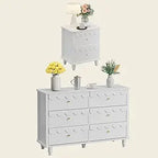 6 Drawer Dresser and Night Stand Sets for Bedroom