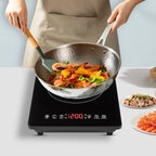 1800W Portable Induction Cooktop w/Ultra Low Noise  for Kitchen Countertop Use
