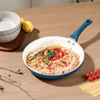 Ceramic Aluminum Nonstick Frypan 12 Inch Dishwasher Safe, Riveted Handle, Fast Even Heating