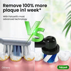 Electric Toothbrush T2233Powerful Rotation Cleaning 4 Replacement Heads Rechargeable Sonic Toothbrush for Adults
