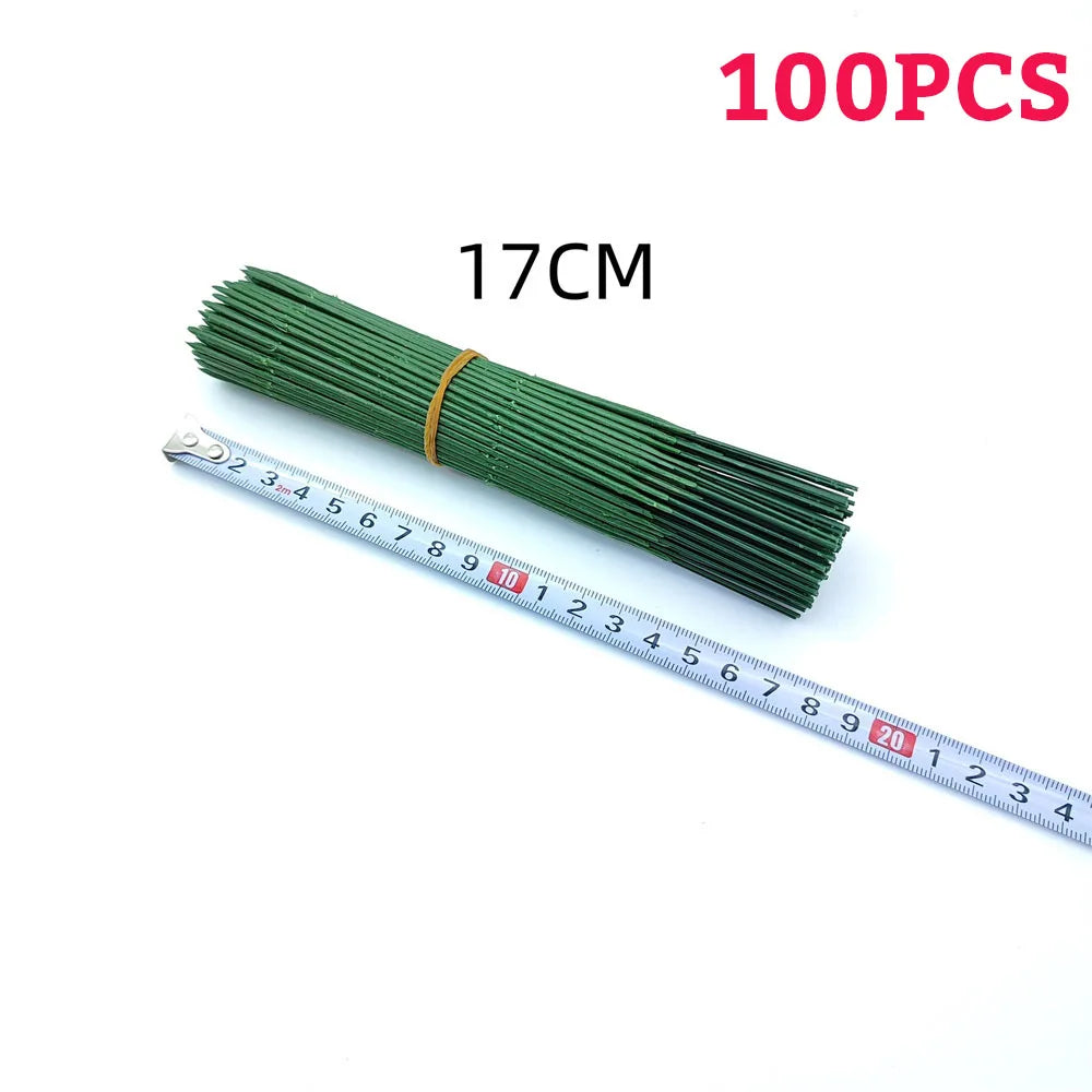 Green Flower Stem Stick Wire Stem Floriculture Tape Self-adhesive Bouquet Floral Stem Paper Tape