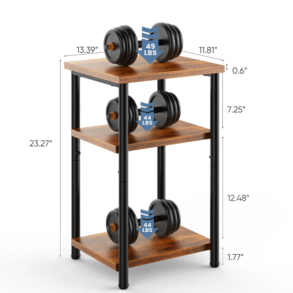 3 Tier End Table Set of 2