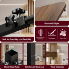 A Portable, Adjustable Side Table/Folding Desk Suitable for Home Offices, Coffee Tables, Bedside Use, and Sofas
