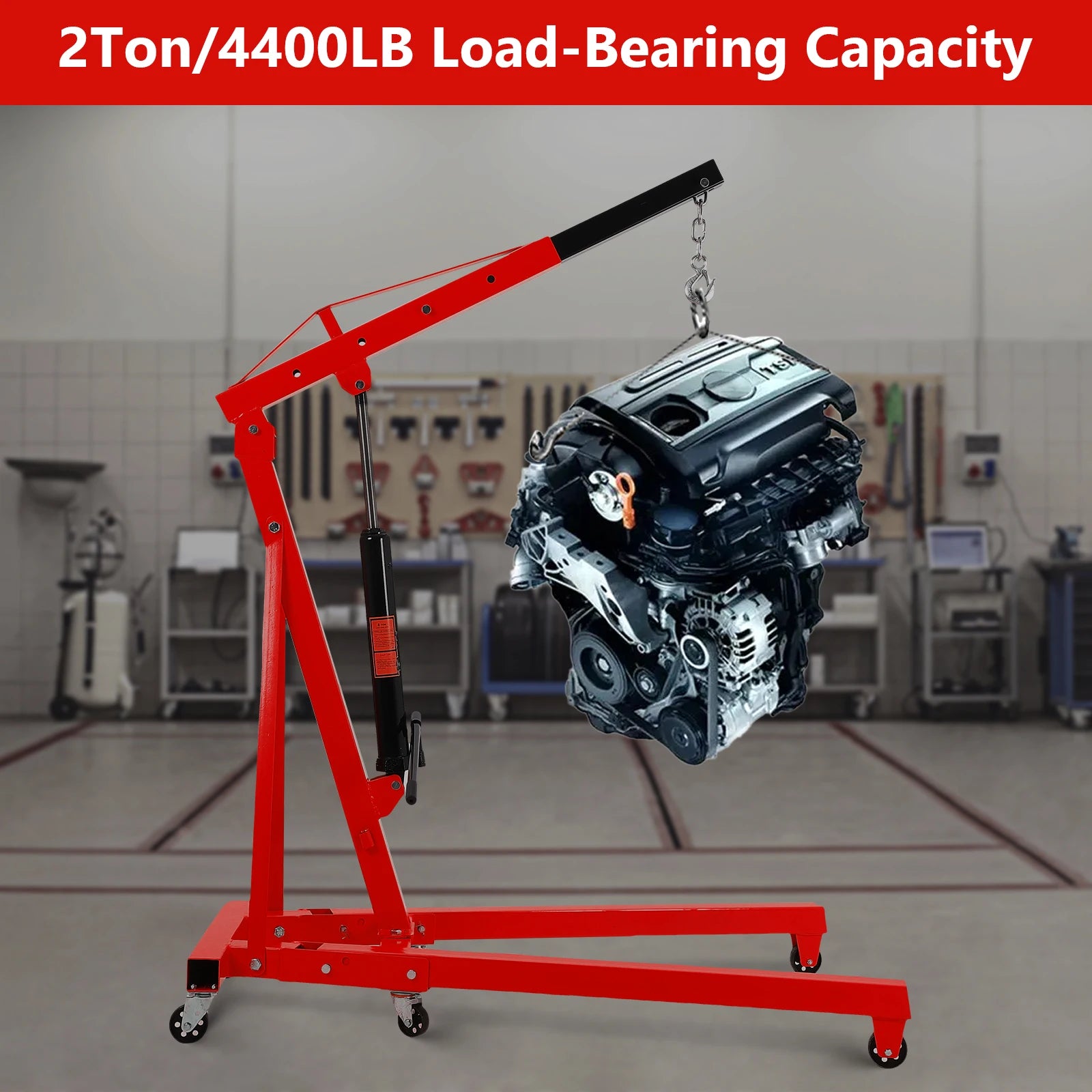 4000 LB Folding Engine Crane Engine Hoist