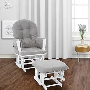 Nursery Rocking Chair with Ottoman