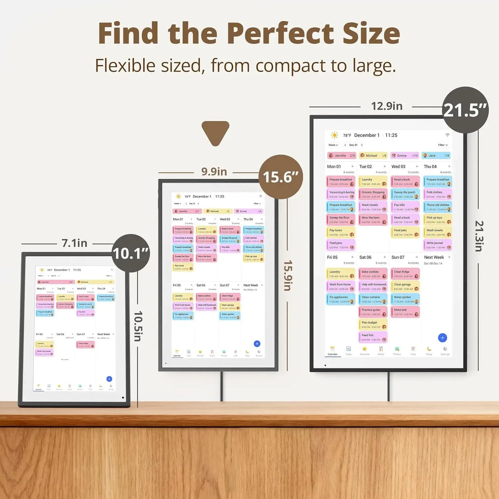 Digital 15.6 Inch Smart Wall Calender