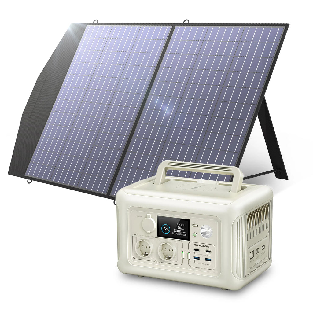 ALLPOWERS R600 Portable Power Station with Portable SolarPanel (option)