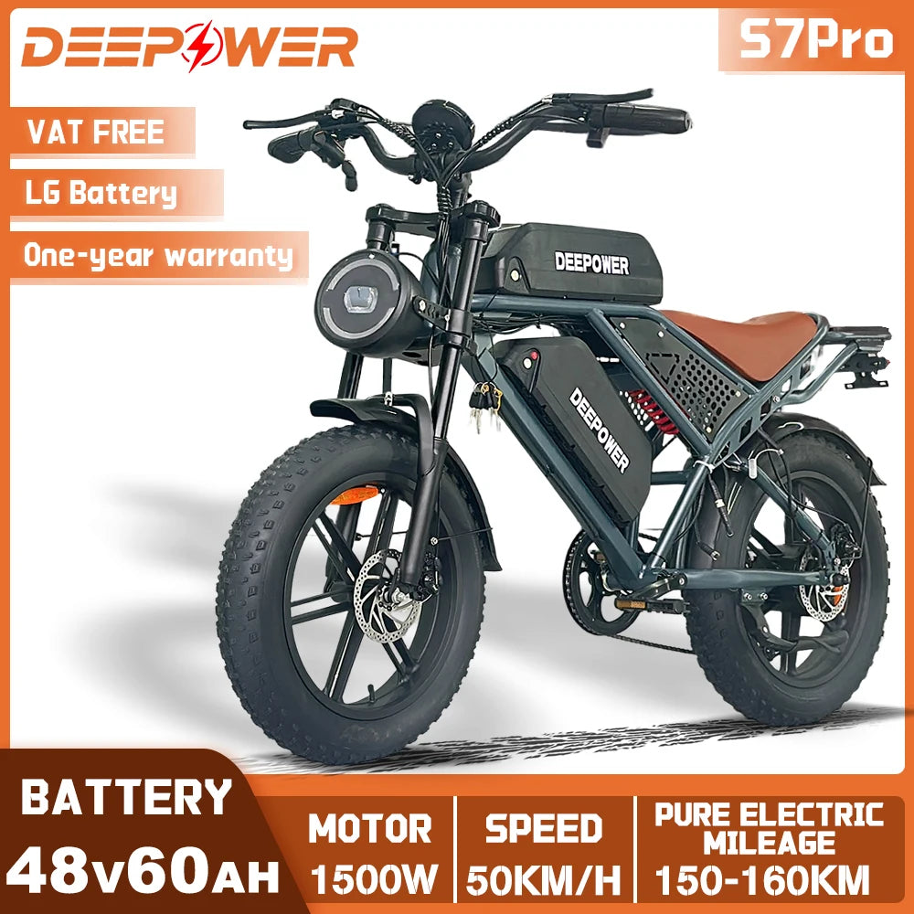 Adults Mountain Ebike All-Terrain Motorcycle