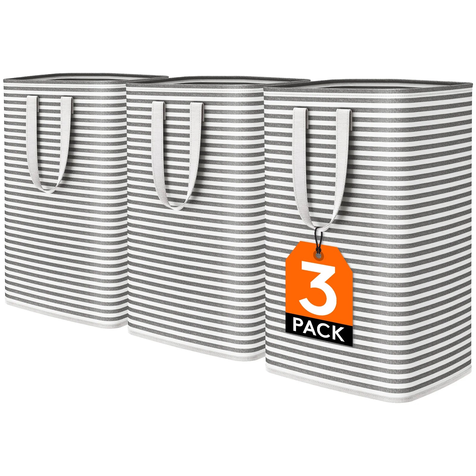 Freestanding Waterproof Clothes Hamper with Easy Carry Handles