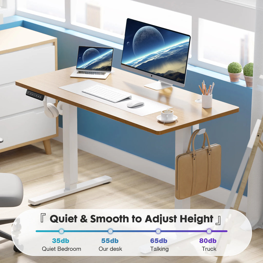 JHK Electric Standing Desk Height Adjustable 40x24