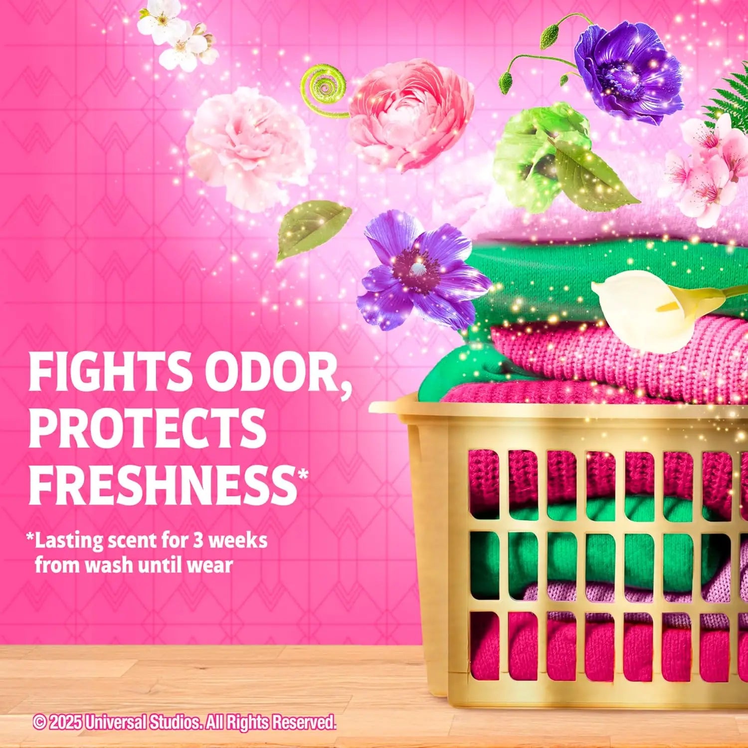 Limited Edition Laundry Detergent Pacs, 42 Count, Fantabulous Floral Scent, 3 in 1 HE with Oxi Boost