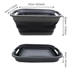 10.8 gallon Collapsible Plastic Laundry Basket