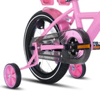 Ages 3-10 Years, Girls' Bikes with Training Wheels, Streamers, Basket and Doll Seat