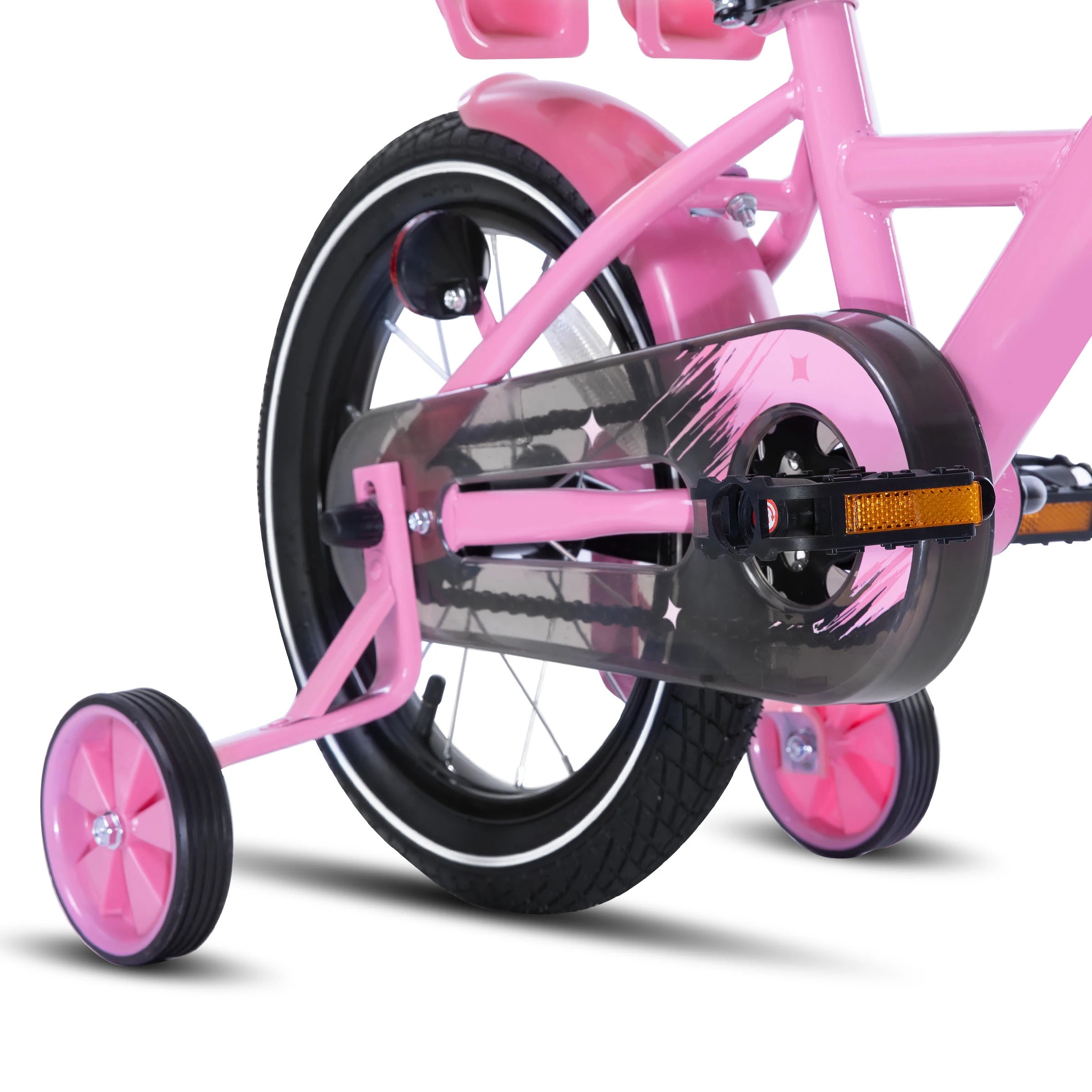 Ages 3-10 Years, Girls' Bikes with Training Wheels, Streamers, Basket and Doll Seat