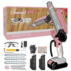 Mini Cordless Chain Saws with 2 Batteries