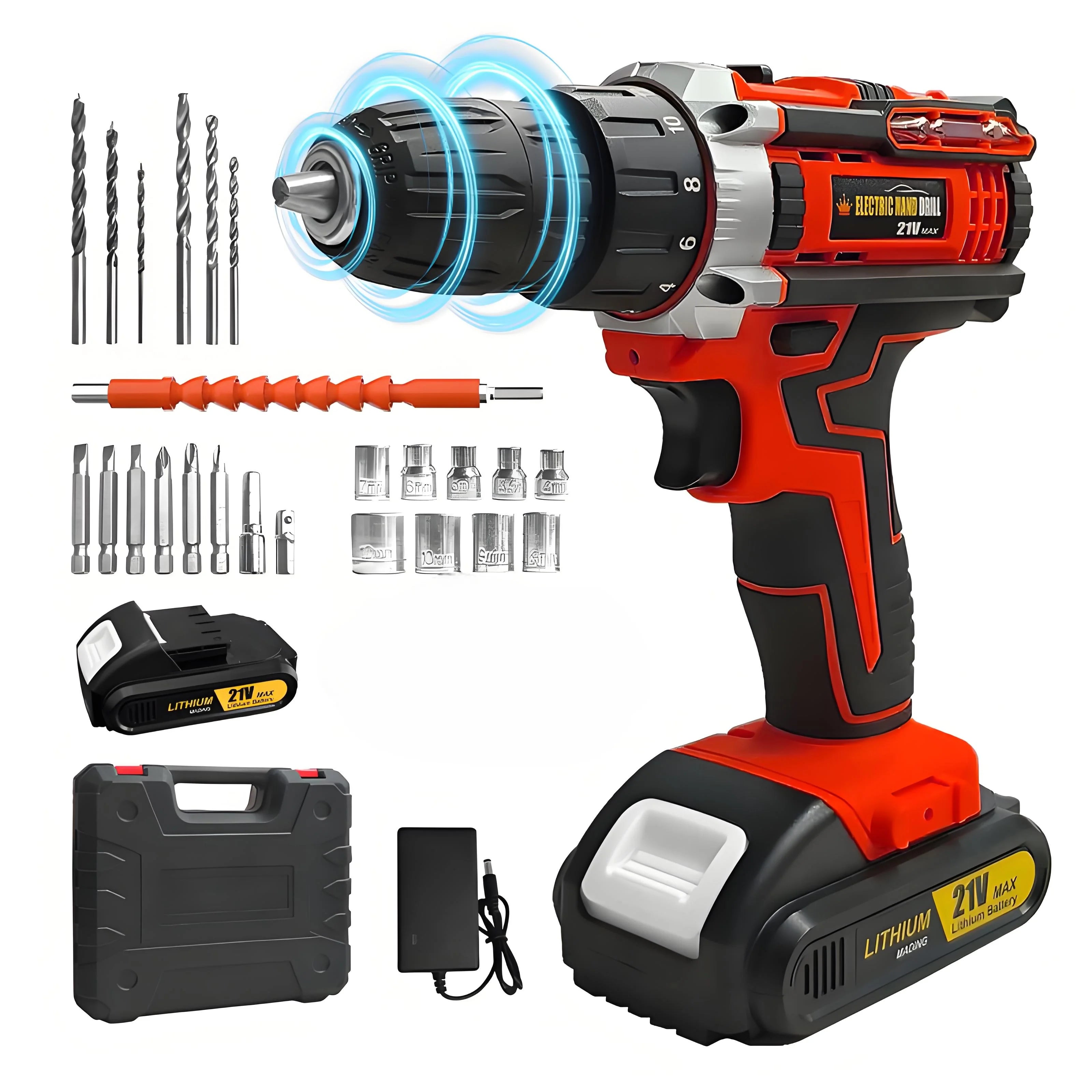 Lithium battery-powered screwdriver