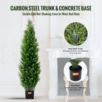 Artificial Cedar Topiary Tree, Evergreen