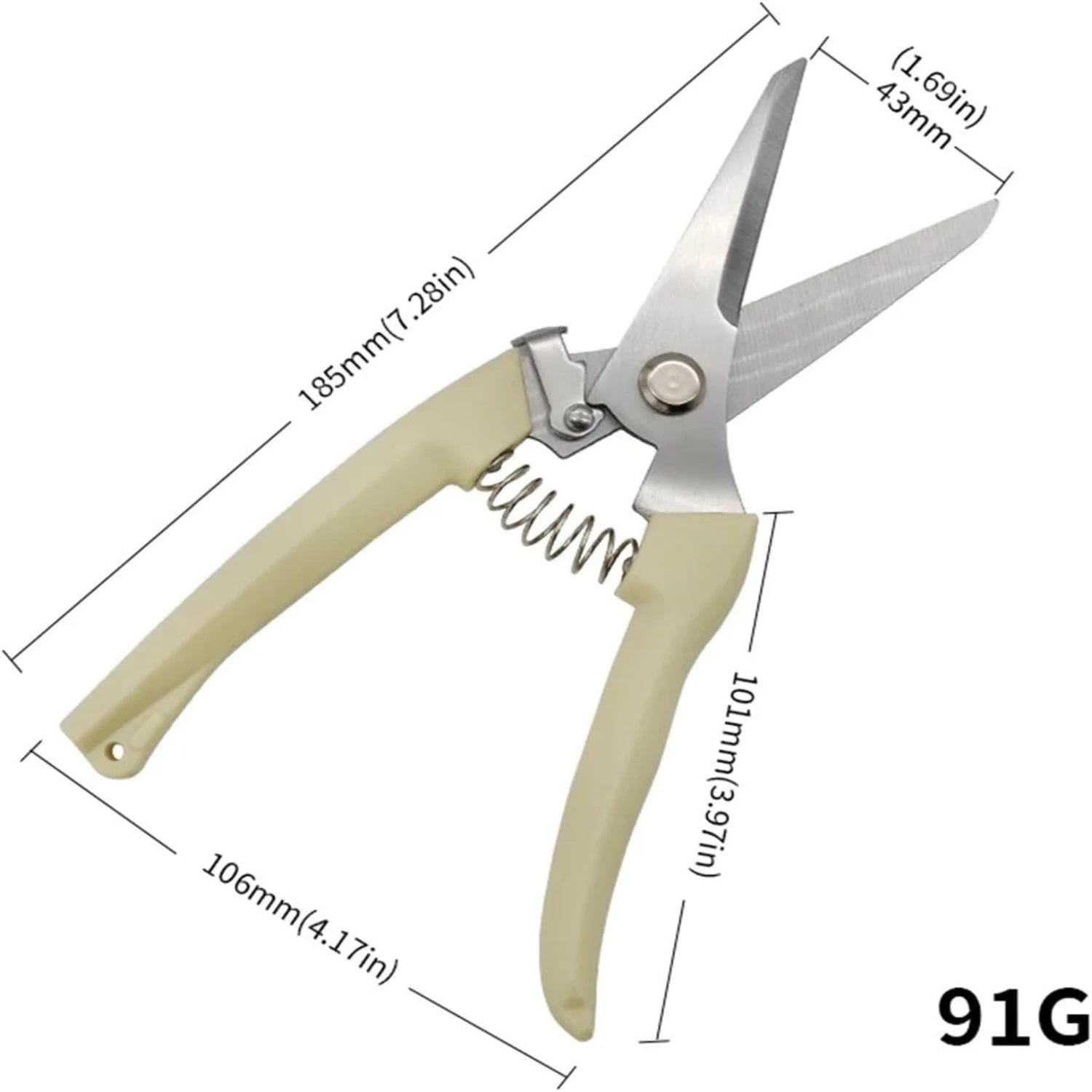 Premium Stainless Steel Pruning Shear