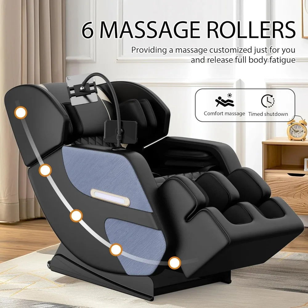 Zero Gravity Massage Chair with Auto Modes, Airbag Massage, Foot Massage, Heating,Customized