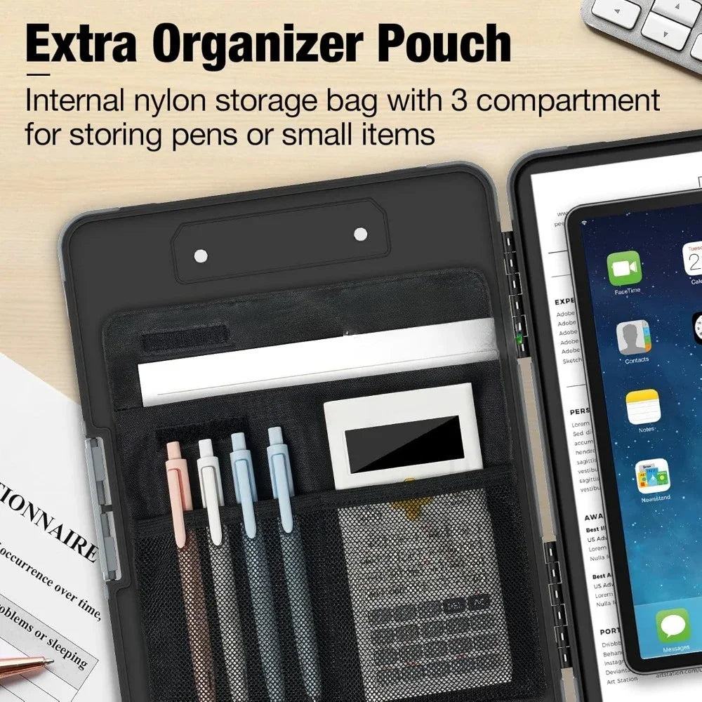 The toughest clipboard with storage, internal pen case includes, letter/A4 size, 8.5x11 "