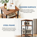 3 Tier End Table Set of 2