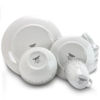 Platinum Dots 16 Piece Dinnerware Set