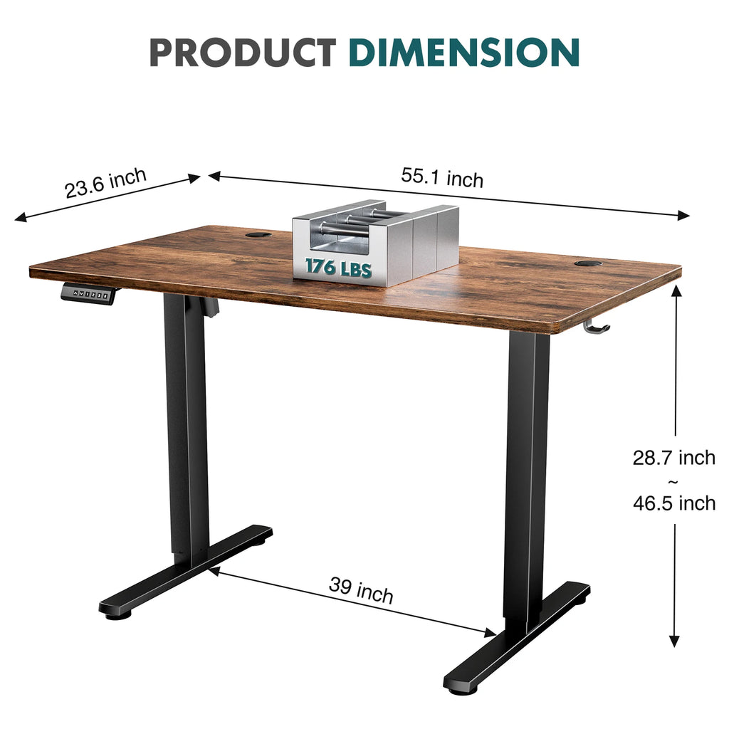 Ergonomic Electric Height Adjustable Computer Desk