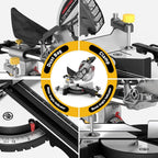 12-Inch Dual-Bevel Sliding Compound Miter Saw, 3800RPM, 0-45°, 15 Amp