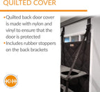 Space-Saving Door-Mounted Cat Tree with 4 Fleece Hammocks, Tool-Free Assembly for Multiple Cats