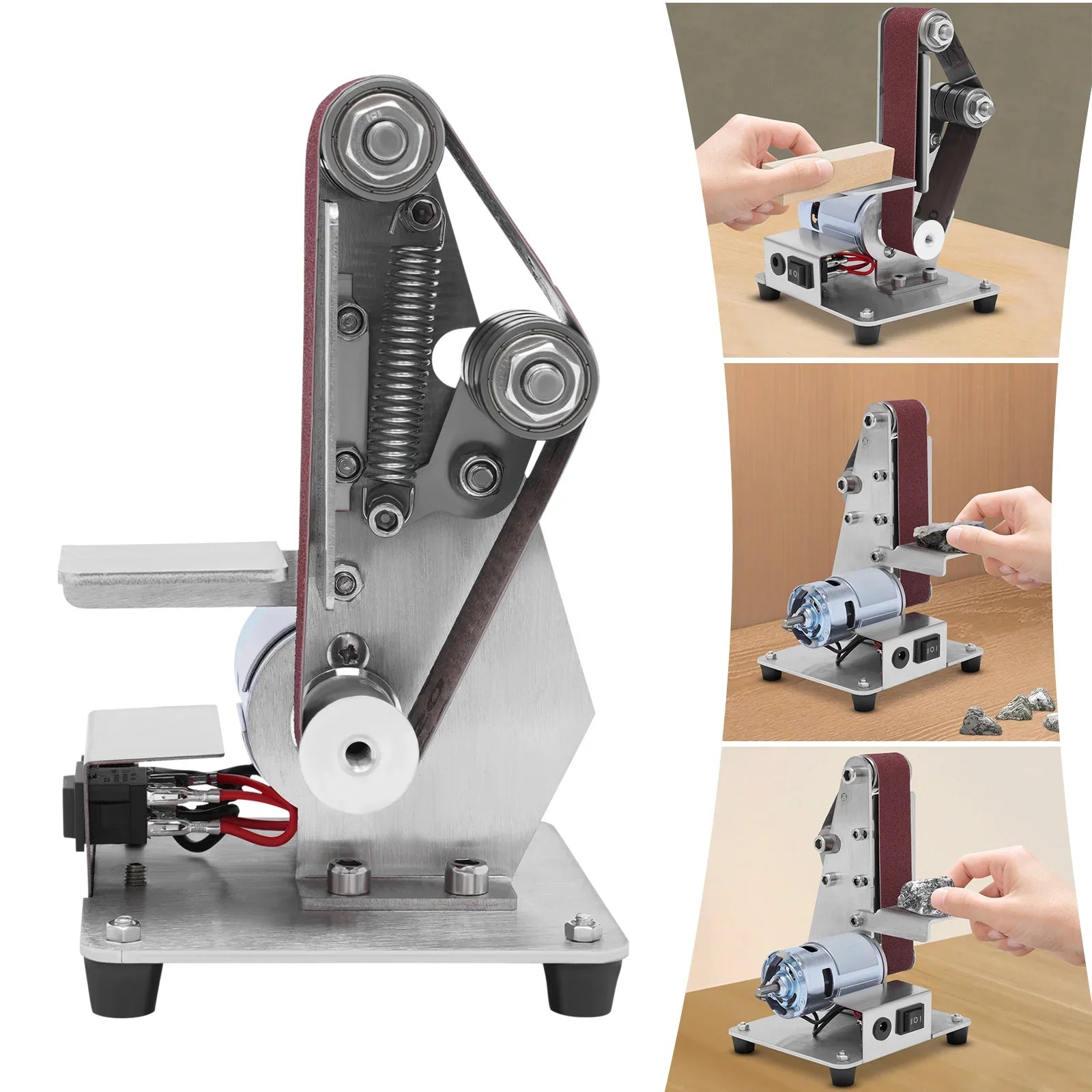 Mini Electric Sanding Machine with Power Supply